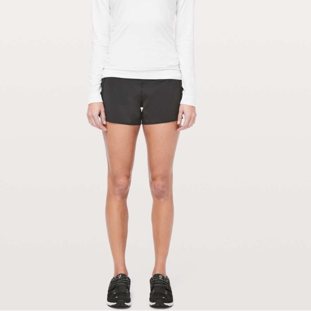 Lululemon Mesh Over Miles Short *3"
Black